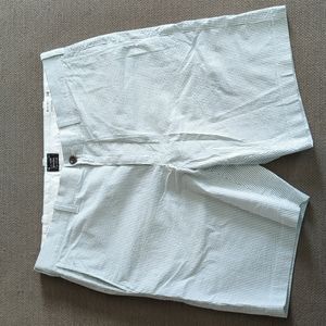 J. Crew Seersucker Shorts (Green)